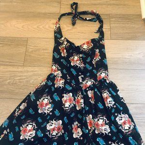 Hell Bunny Dark Geisha Dress